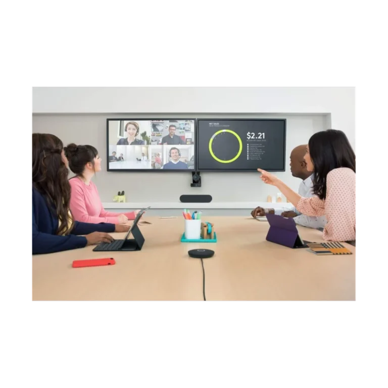 Logitech Rally Algérie Visioconférence 4K Modulaire YouShop (6) salle re reunion avec Système de visioconférence Ultra-HD 4K Logitech Rally - YouShop Algérie