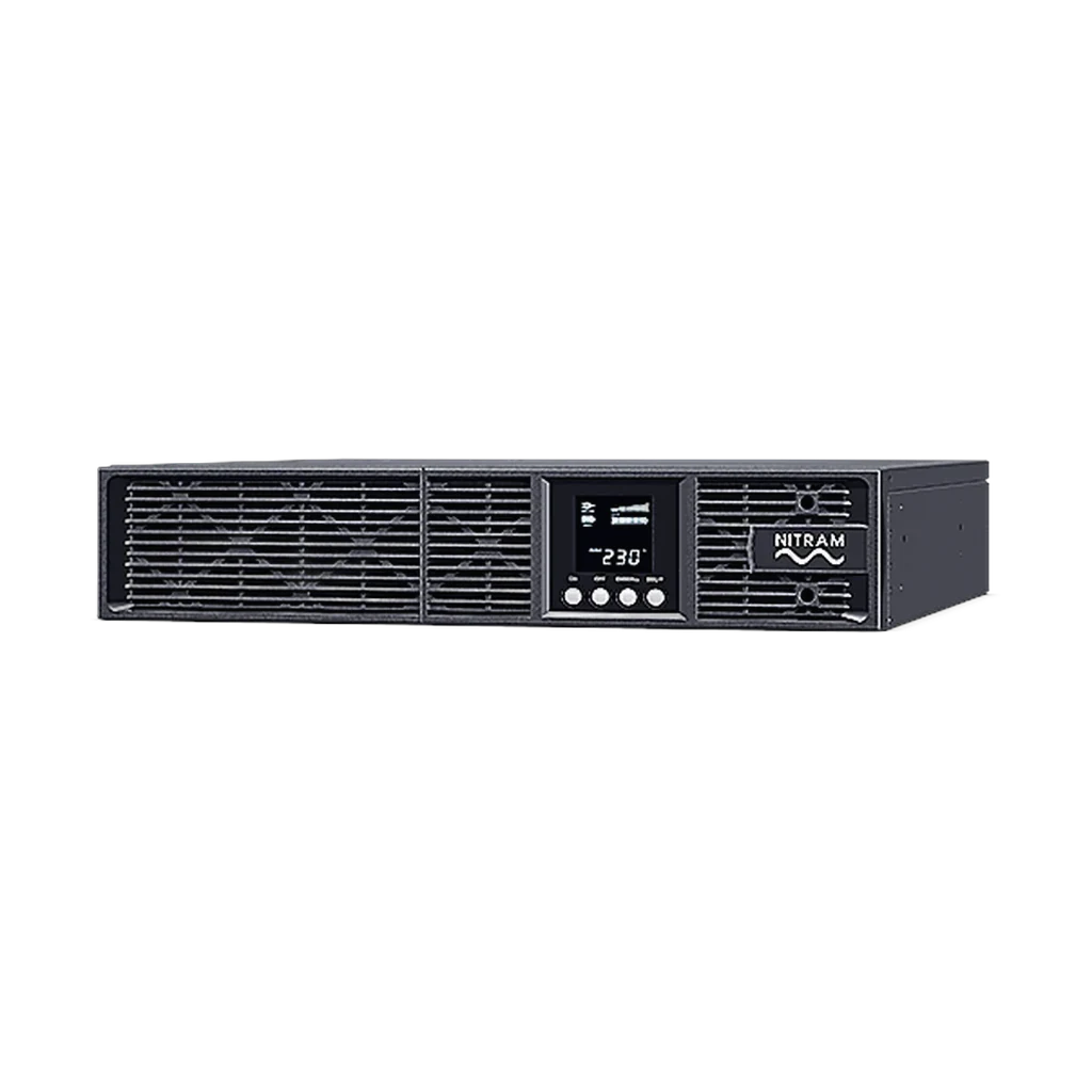 Onduleur NITRAM US10002TRM - 2000 VA / 1800 W On-Line double conversion Rack 2U