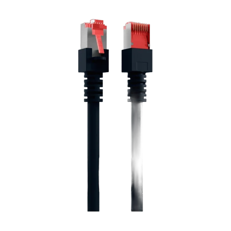 Cordon reseau Ekivalan Cat6A S/FTP noir 3 m - RJ45 LSZH snagless — YouShop DZ