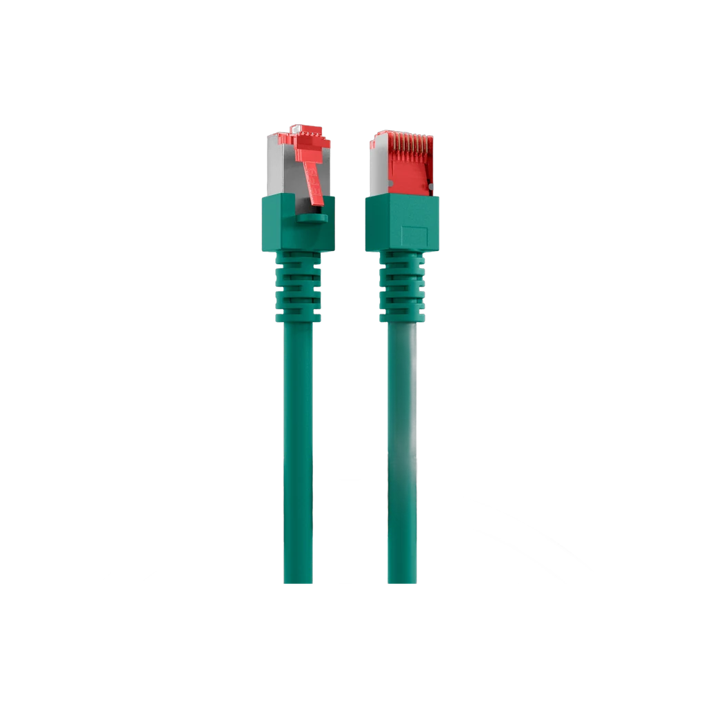 Cordon reseau Ekivalan Cat6A S/FTP vert 3 m - RJ45 LSZH snagless