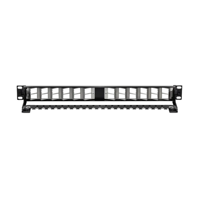 1bn3l5.webp Panneau de brassage Ekivalan 24 ports 1U + 24 connecteurs Cat6A (kit) — YouShop DZ