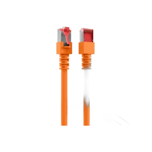 Cordon reseau Ekivalan Cat6A S/FTP orange 3 m - RJ45 LSZH snagless