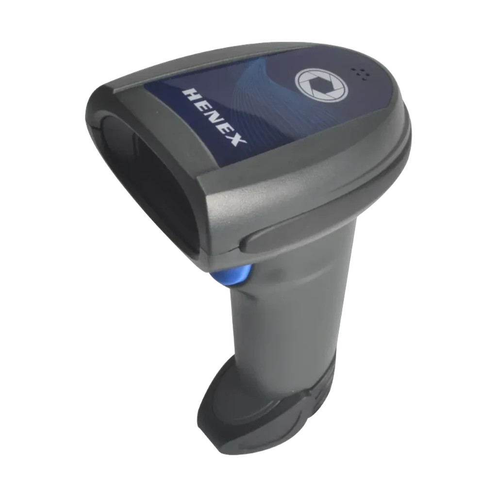 Lecteur code-barres sans fil HENEX HC-5208R / RS — 2D / QR, Sans fil + Bluetooth + afficheur