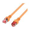 Cordon reseau Ekivalan Cat6A S/FTP orange 3 m - RJ45 LSZH snagless — YouShop DZ