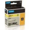 Ruban étiquette DYMO Rhino vinyle 12mm JAUNE S0718450