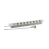 Bandeau de prises Ekivalan 19" 8 prises FR - cordon 2 m + voyant