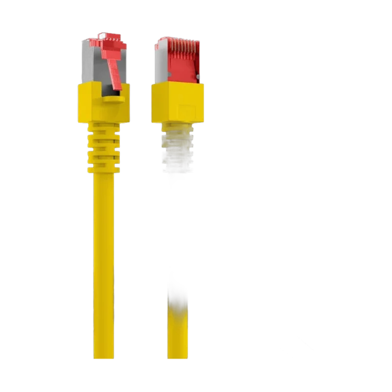 Cordon reseau Ekivalan Cat6A S/FTP jaune 3 m - RJ45 LSZH snagless — YouShop DZ