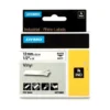 Ruban etiquette DYMO Rhino vinyle 12 mm blanc S0718600