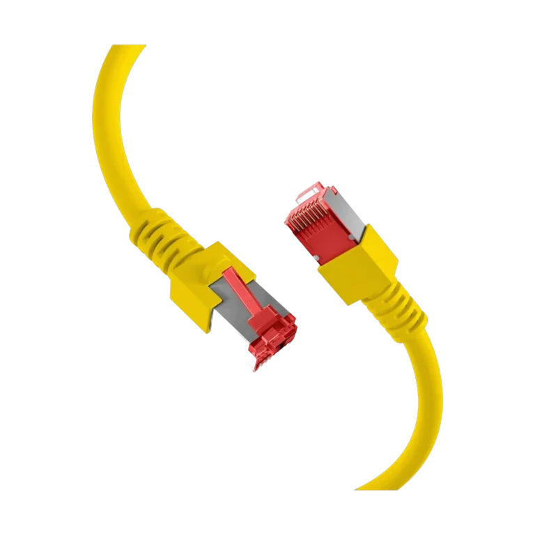 Cordon reseau Ekivalan Cat6A S/FTP jaune 3 m - RJ45 LSZH snagless — YouShop DZ