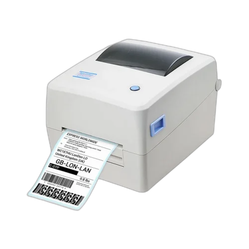 Imprimante d&rsquo;etiquettes codes-barres XPRINTER XP-TT424B — 108 mm, USB + LAN — YouShop DZ