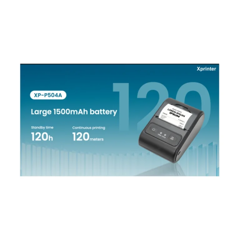 Imprimante ticket mobile XPRINTER XP-P504A — 58 mm Bluetooth — YouShop DZ