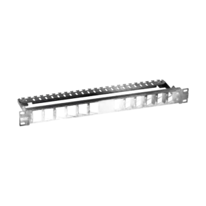 Panneau de brassage Ekivalan 24 ports 1U + 24 connecteurs Cat6A (kit)