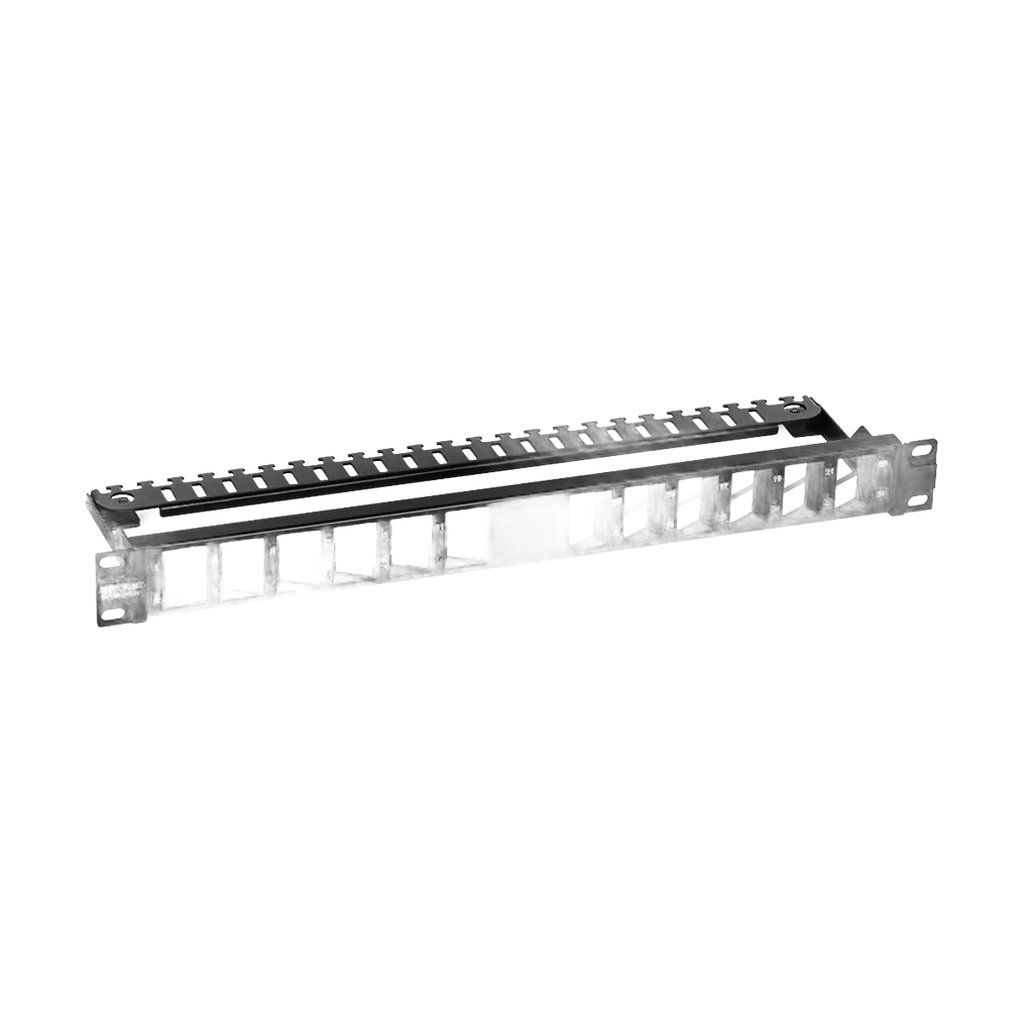 Panneau de brassage Ekivalan 24 ports 1U + 24 connecteurs Cat6A (kit)