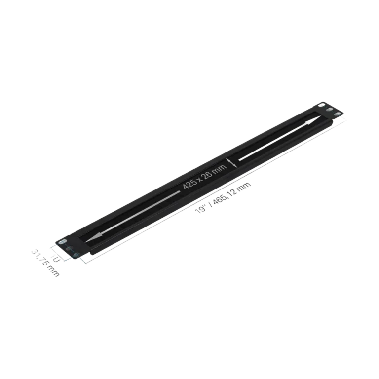 limsjo.webp Passe-cables Ekivalan 1U a brosse 3 compartiments - noir (19") — YouShop DZ