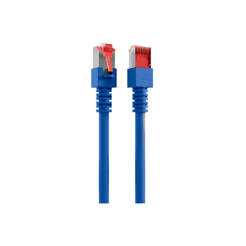Cordon reseau Ekivalan Cat6A S/FTP bleu 1 m - RJ45 LSZH snagless