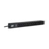 Bandeau de prises Ekivalan alu 19" 1U 9 prises IEC C13 + cordon IEC