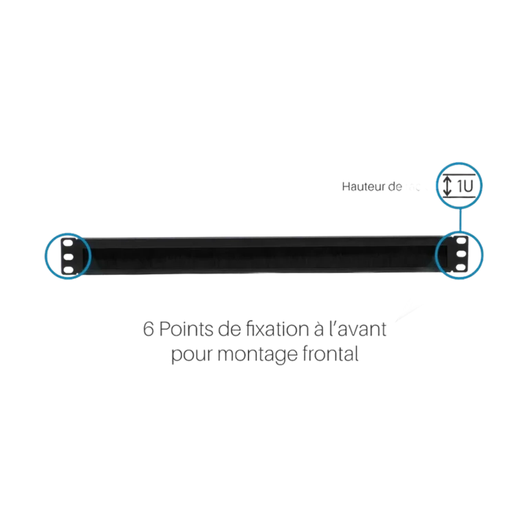 nnk97d.webp Passe-cables Ekivalan 1U a brosse 3 compartiments - noir (19") — YouShop DZ