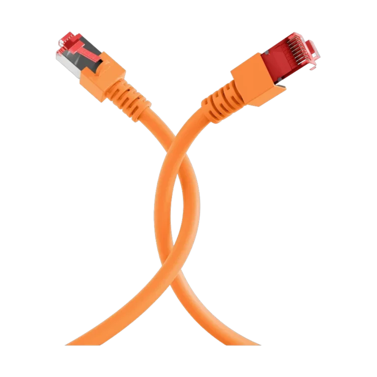 Cordon reseau Ekivalan Cat6A S/FTP orange 3 m - RJ45 LSZH snagless — YouShop DZ