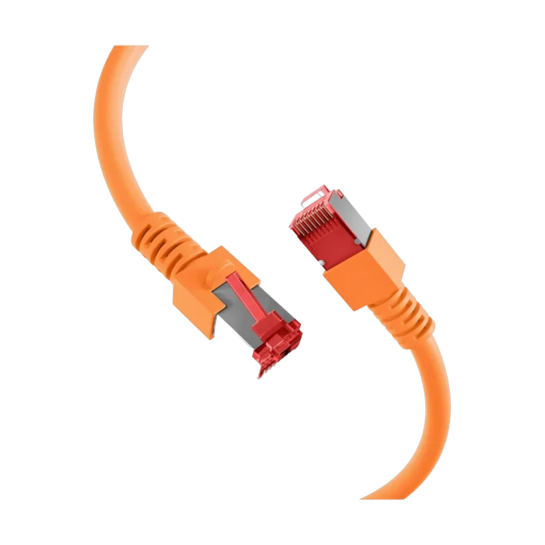 Cordon reseau Ekivalan Cat6A S/FTP orange 3 m - RJ45 LSZH snagless — YouShop DZ