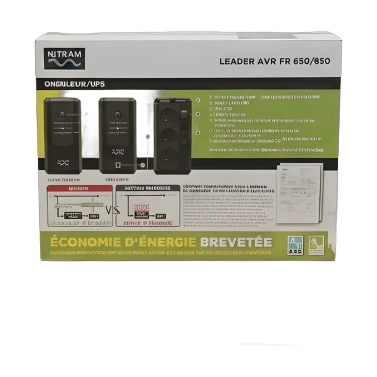 wzph5t.webp Onduleur NITRAM LEADER AVR FR 1050 - 1050 VA / 630 W Line-Interactive Tour — YouShop DZ