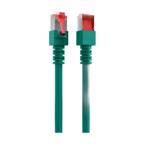 Cordon reseau Ekivalan Cat6A S/FTP vert 1 m - RJ45 LSZH snagless