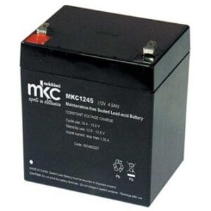 Batterie plomb-acide rechargeable 12V 4,5 Ah - centrale et sirène Elkron
