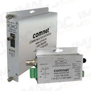 Récepteur vidéo + données sur fibre optique Comnet FVR1D1S1 - Monomode 54 km