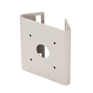 Adaptateur poteau Wisenet SBP-300PM pour caméra dôme PTZ (speed dome) – acier SECC ivoire