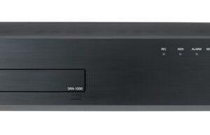 Enregistreur NVR IP Wisenet SRN-1000P1TB | 64 caméras 5MP, RAID5 8 HDD, 1 To fourni