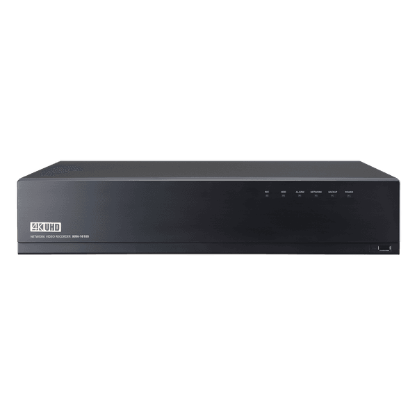 Enregistreur NVR IP Wisenet XRN-1610S – 16 canaux PoE+, 12 MP, 4 HDD (24 To)