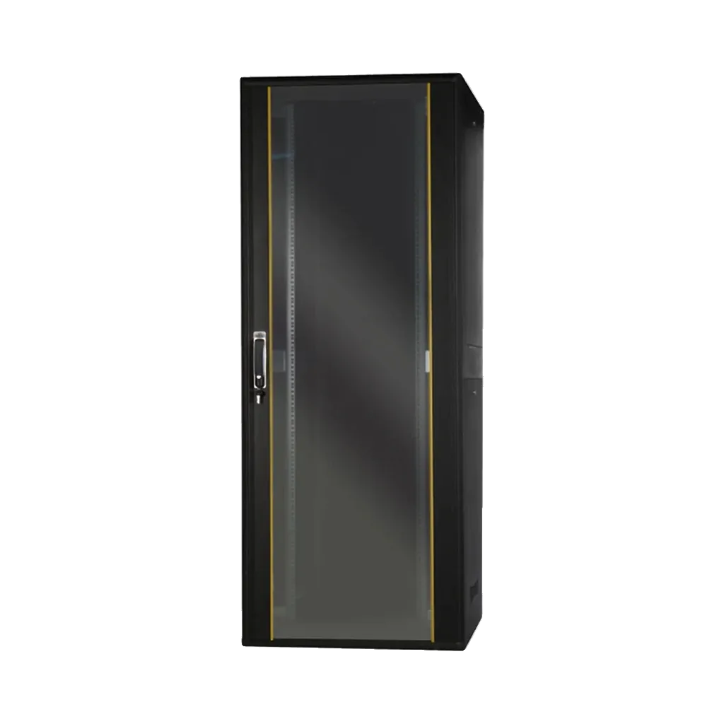 Armoire de brassage 19 pouces 42U 800x1000 mm avec porte vitrée