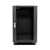 Armoire de brassage 19 pouces 18U 600×600 avec étagère et kit de ventilation (Réf. ZK-R18U-6618S) Armoire de brassage 19 pouces 18U 600×600 avec étagère et kit de ventilation (Réf. ZK-R18U-6618S) — vue de face — YouShop DZ
