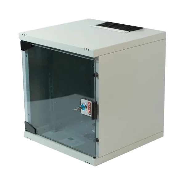 Armoire de brassage murale 10 pouces 6U 312×300 mm gris clair – Générique SH06U3030 Armoire de brassage murale 10 pouces 6U 312×300 mm gris clair – Générique SH06U3030 — vue complémentaire — YouShop DZ