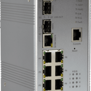 Switch Ethernet Administrable PoE+ Comnet CWGE2FE8MSPOE+ | 8 ports 10/100 PoE+ 240W + 2 combo Gigabit