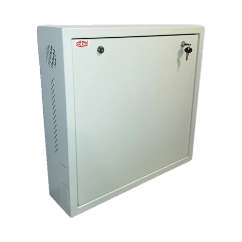 Coffret mural NVR/DVR 19 pouces 2U 580x550x160 mm avec fermeture à clé – Générique LN-DVRBX-585515 Coffret mural NVR/DVR 19 pouces 2U 580x550x160 mm avec fermeture à clé – Générique LN-DVRBX-585515 — vue de face — YouShop DZ