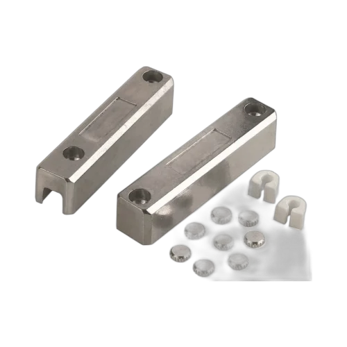 Contact magnétique Elkron MMS03 pour porte métallique | boîtier aluminium, IMQ niv. I Contact magnétique Elkron MMS03 pour porte métallique | boîtier aluminium, IMQ niv. I — vue de face — YouShop DZ