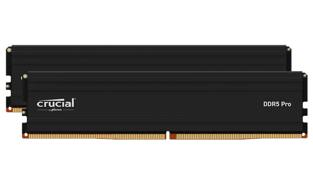Barrette memoire Crucial Pro DDR5 UDIMM PC fixe - illustration