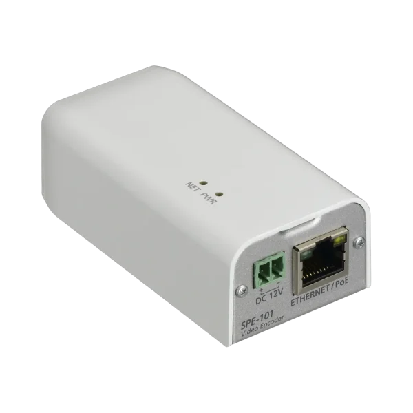 Encodeur vidéo IP Wisenet SPE-101P 1 canal 4CIF Encodeur vidéo IP Wisenet SPE-101P 1 canal 4CIF — vue de face — YouShop DZ