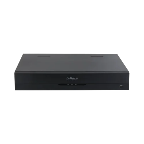 Enregistreur NVR Dahua DH-NVR5424-24P-EI 24 canaux PoE WizSense 4 baies HDD Enregistreur NVR Dahua DH-NVR5424-24P-EI 24 canaux PoE WizSense 4 baies HDD — vue de face — YouShop DZ