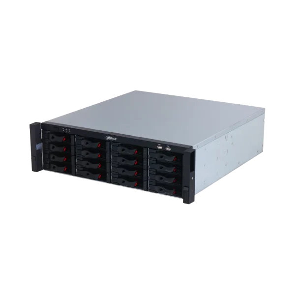Enregistreur NVR Dahua NVR616H-128-XI – 128 canaux 3U 16 baies SATA RAID Enregistreur NVR Dahua NVR616H-128-XI – 128 canaux 3U 16 baies SATA RAID — vue complémentaire — YouShop DZ