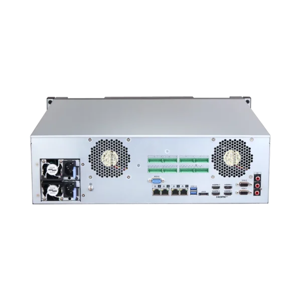 Enregistreur NVR Dahua NVR616RH-128-XI – 128 canaux 3U 16 baies SATA RAID Double alimentation Enregistreur NVR Dahua NVR616RH-128-XI – 128 canaux 3U 16 baies SATA RAID Double alimentation — vue complémentaire — YouShop DZ
