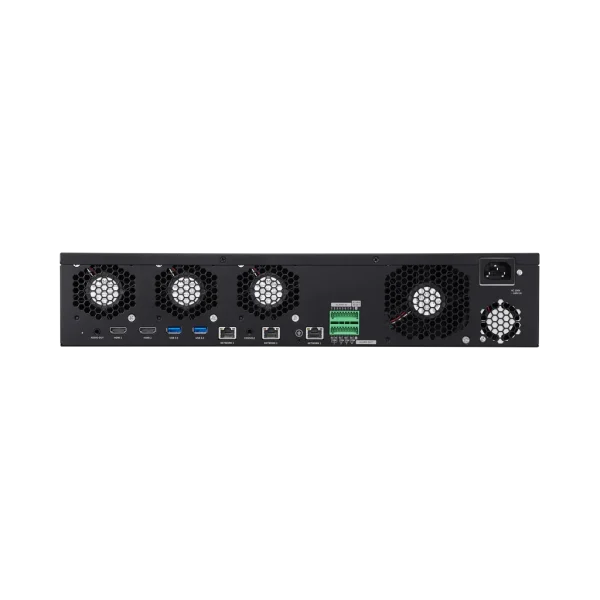 Enregistreur NVR IP Wisenet XRN-3210RB2 – 32 canaux, 32 MP, 8 HDD (80 To) Enregistreur NVR IP Wisenet XRN-3210RB2 – 32 canaux, 32 MP, 8 HDD (80 To) — vue complémentaire — YouShop DZ