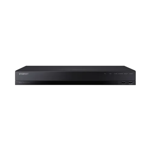 Enregistreur Vidéo Numérique Pentabrid Wisenet HRX-1634 16 Canaux 8MP 2 HDD Enregistreur Vidéo Numérique Pentabrid Wisenet HRX-1634 16 Canaux 8MP 2 HDD — vue de face — YouShop DZ