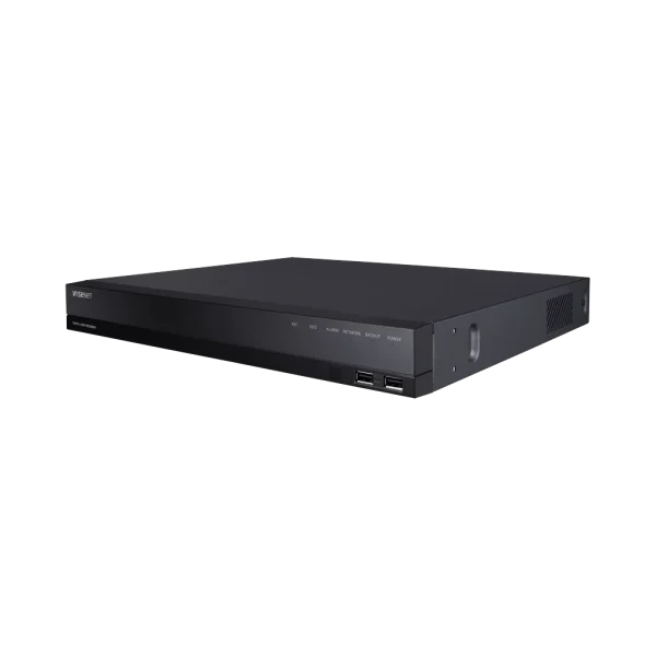 Enregistreur Vidéo Numérique Pentabrid Wisenet HRX-1634 16 Canaux 8MP 2 HDD Enregistreur Vidéo Numérique Pentabrid Wisenet HRX-1634 16 Canaux 8MP 2 HDD — vue complémentaire — YouShop DZ