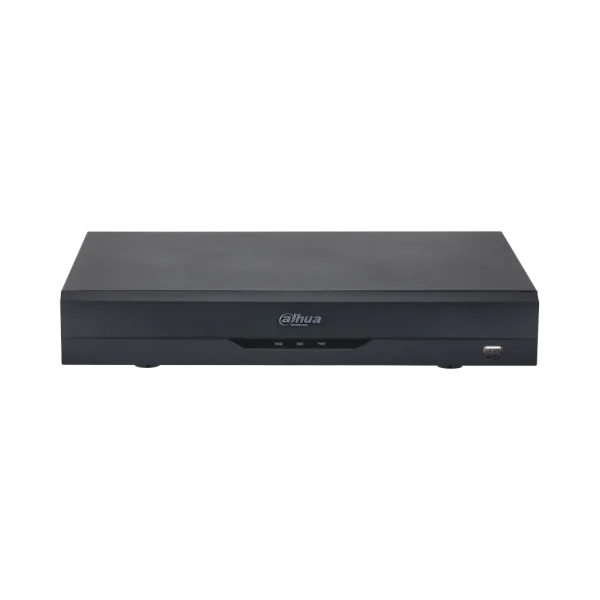 Enregistreur XVR Dahua 4 canaux Penta-brid H.265+ Mini 1U 1HDD (DH-XVR5104H-4KL-I3) Enregistreur XVR Dahua 4 canaux Penta-brid H.265+ Mini 1U 1HDD (DH-XVR5104H-4KL-I3) — vue de face — YouShop DZ