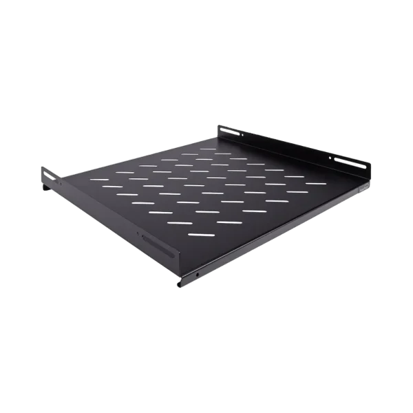 Étagère Rack 19 pouces 1U Générique ZK-CH-19x1U-600 – Profondeur 600 mm, Finition Noire Étagère Rack 19 pouces 1U Générique ZK-CH-19x1U-600 – Profondeur 600 mm, Finition Noire — vue de face — YouShop DZ