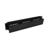 Guide-Câble Horizontal 19 Pouces 2U pour Baie de Brassage Guide-Câble Horizontal 19 Pouces 2U pour Baie de Brassage — vue complémentaire — YouShop DZ