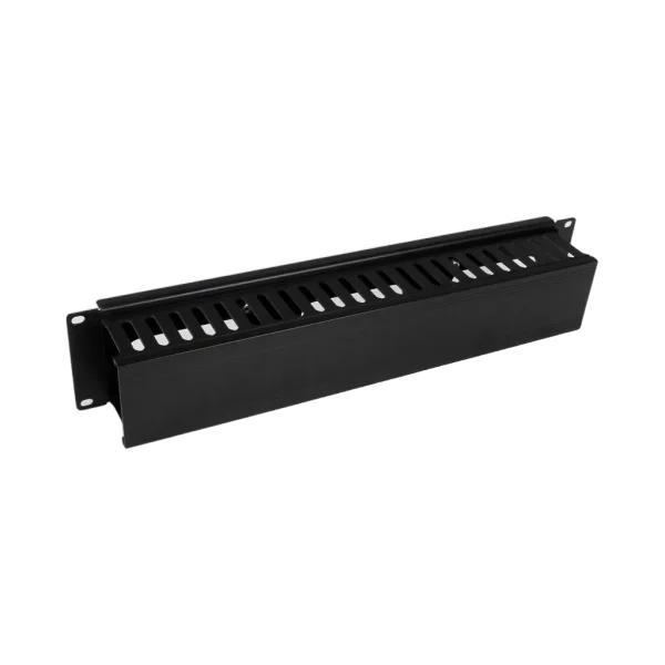 Guide-Câble Horizontal 19 Pouces 2U pour Baie de Brassage Guide-Câble Horizontal 19 Pouces 2U pour Baie de Brassage — vue complémentaire — YouShop DZ