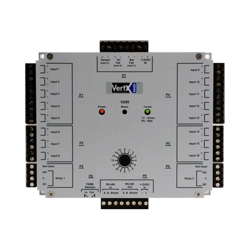 Interface de moniteur d’entrées HID VertX V200 – 16 entrées supervisées Interface de moniteur d’entrées HID VertX V200 – 16 entrées supervisées — vue de face — YouShop DZ