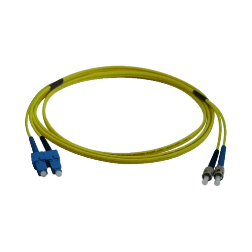Jarretière optique monomode SC-ST 1 m duplex Enet E3064-1 Jarretière optique monomode SC-ST 1 m duplex Enet E3064-1 — vue de face — YouShop DZ